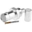 TE Connectivity BNC Series Coaxial Connector Cable Female BNC 75 Ω Straight Body Crimp 1-1478061-0