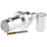 TE Connectivity BNC Series Coaxial Connector Cable Female BNC 75 Ω Straight Body Crimp 1-1478061-0