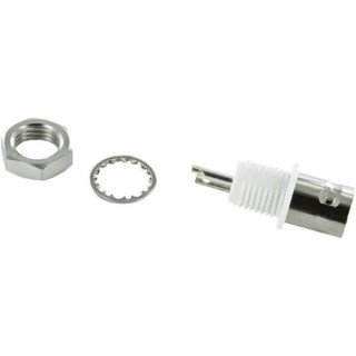 TE Connectivity Greenpar Series Coaxial Connector Panel Mount Female BNC 50 Ω Straight Body Solder 1-1337447-0