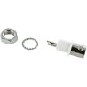 TE Connectivity Greenpar Series Coaxial Connector Panel Mount Female BNC 50 Ω Straight Body Solder 1-1337447-0
