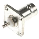 TE Connectivity Greenpar Series Coaxial Connector Flange Female BNC, 50 Ω, Straight Body, Solder Termination 1-1337446-0