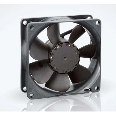 ebm-papst 8400 N Series Axial Fan 24V DC 2.4W 79 m³/h 100mA Max IP20 80 x 80 mm 25 mm IP20