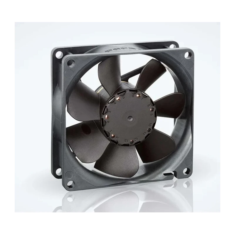 ebm-papst 8400 N Series Axial Fan 24V DC 2.4W 79 m³/h 100mA Max IP20 80 x 80 mm 25 mm IP20