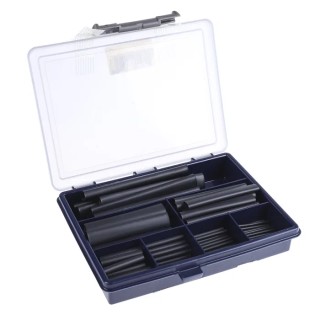 TE Connectivity Heat Shrink Tubing Black Polyolefin 2:1 Shrink Ratio 26mm Diameter LSTT-KIT