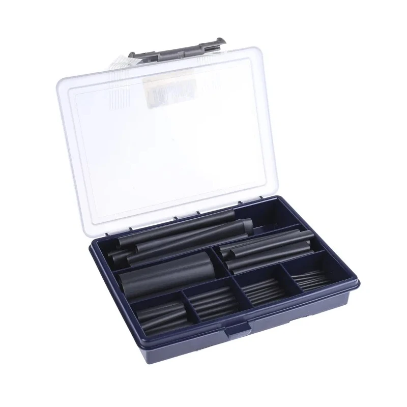 TE Connectivity Heat Shrink Tubing Black Polyolefin 2:1 Shrink Ratio 26mm Diameter LSTT-KIT