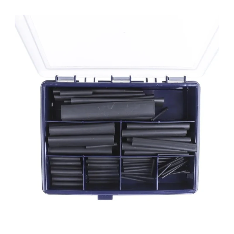 TE Connectivity Heat Shrink Tubing Black Polyolefin 2:1 Shrink Ratio 26mm Diameter LSTT-KIT