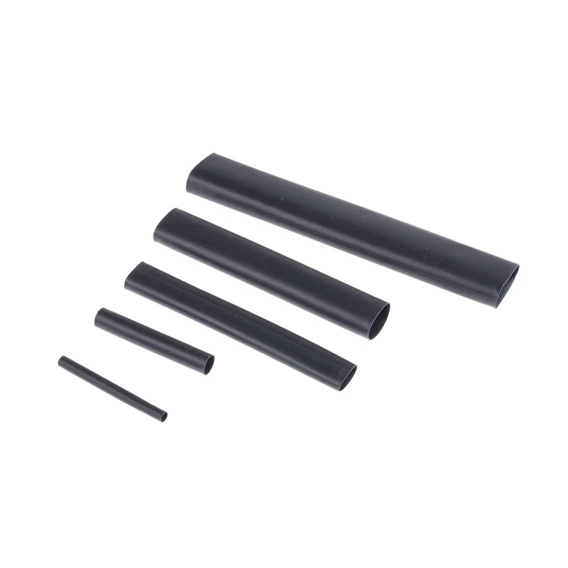TE Connectivity Heat Shrink Tubing Black Polyolefin 2:1 Shrink Ratio 26mm Diameter LSTT-KIT