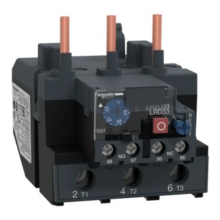 Schneider Electric Thermal Overload Relay 1 NO/1 NC 37-50 A Adjustable Current Range, 50 A Relay Contact Rating, 45 LRD3357