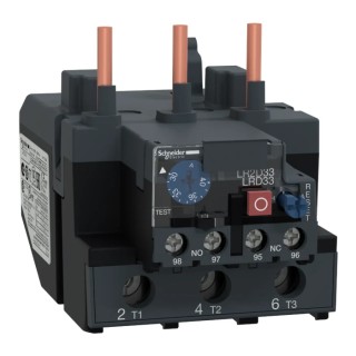 Schneider Electric Thermal Overload Relay 1 NO/1 NC, 30-40A F.L.C, 40A Contact Rating, 18.5 kW Power Rating, 3 Pole LRD3355