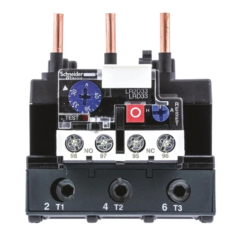 Schneider Electric Thermal Overload Relay 1 NO/1 NC, 30-40A F.L.C, 40A Contact Rating, 18.5 kW Power Rating, 3 Pole LRD3355