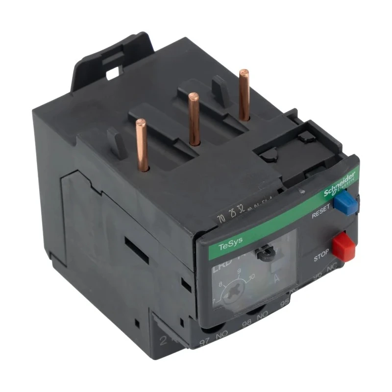 Schneider Electric Thermal Overload Relay 7 to 10A Adjustable Current 690V AC Power Rating 4 kW 3 Pole LRD14