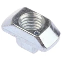 RS PRO M8 T-Slot Nut Connecting Component, Strut Profile 40 mm, 45 mm, 50 mm, 60 mm, Groove Size 10 mm 3842530287