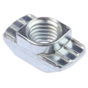 RS PRO M8 T-Slot Nut Connecting Component, Strut Profile 40 mm, 45 mm, 50 mm, 60 mm, Groove Size 10 mm 3842530287
