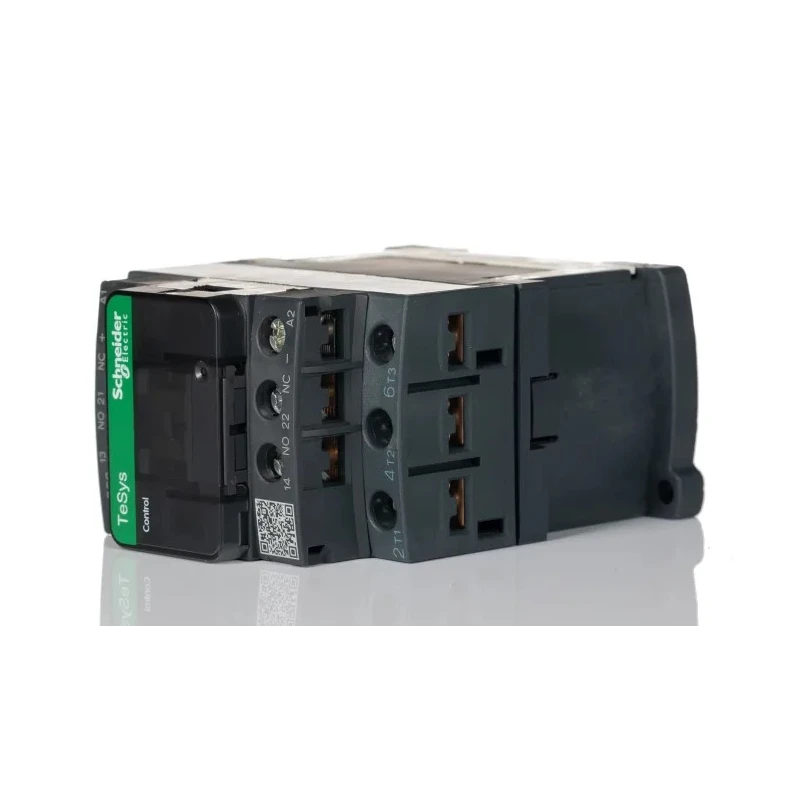 Schneider Electric Motor Control Contactor, 24V DC Coil, 3-Pole, 9A, 4kW, 690V AC LC1D