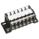 Toyogiken Barrier Strip, 12 Contact, 7 mm Pitch, 2 Row, Screw Termination, 250V, 15A RTK-10M-6P