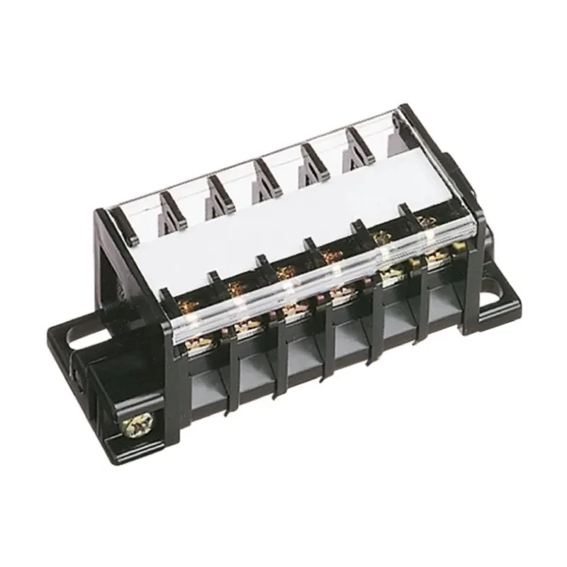 Toyogiken Barrier Strip, 12 Contact, 7 mm Pitch, 2 Row, Screw Termination, 250V, 15A RTK-10M-6P