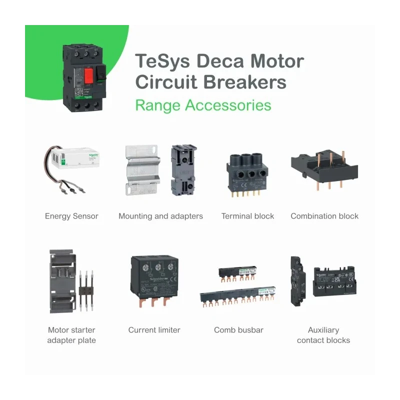 Schneider Electric Motor Protection Circuit Breaker 2.5-4A, 690V, Thermal Magnetic Sensing, 3 Poles GV2ME