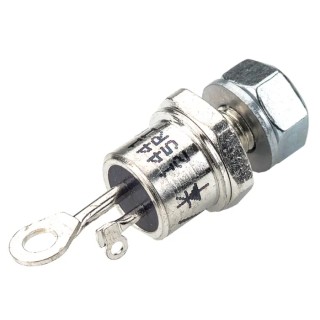 Vishay Thyristor SCR 600 V Rated Average On-State Current 25 A 60 mA Gate Trigger Current 440 A Surge Current 25RIA60
