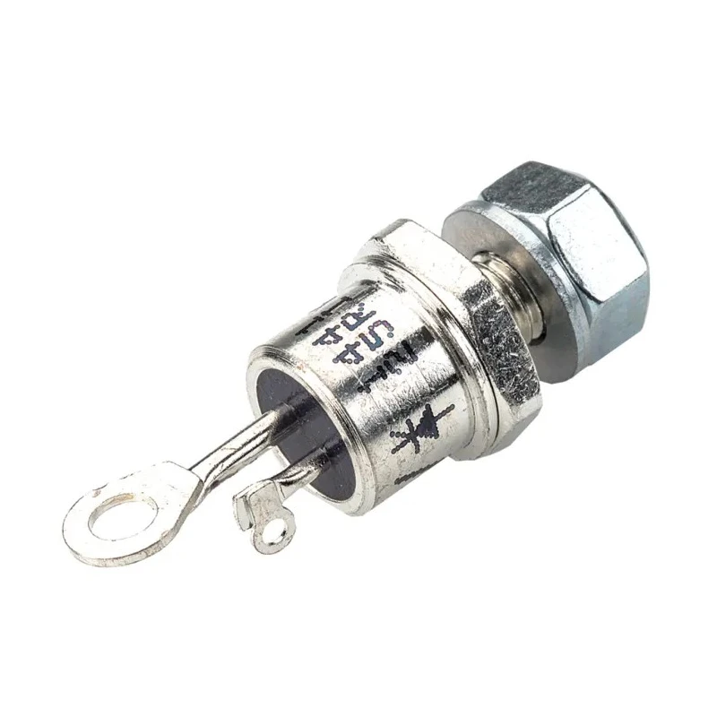 Vishay Thyristor SCR 600 V Rated Average On-State Current 25 A 60 mA Gate Trigger Current 440 A Surge Current 25RIA60