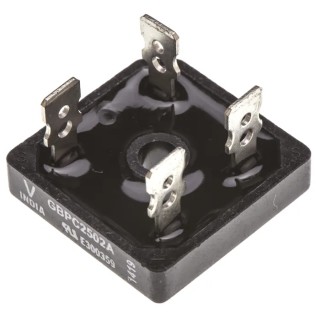 Vishay Bridge Rectifier, 200 V 420 A, 4-Pin Single, Screw Mount, GBPC Package VS-GBPC2502A
