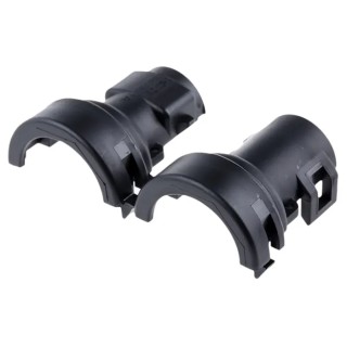 TE Connectivity Black Nylon Cable Clamp, Maximum Bundle Diameter 9.6 mm, Length 32 mm, Width 25.8 mm 965785-1
