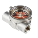 Gems Sensors Brass Body Flow Indicator Rotor Type 15L/min to 75L/min 1/2 BSP Female Connection RFI Series 142542BSPP