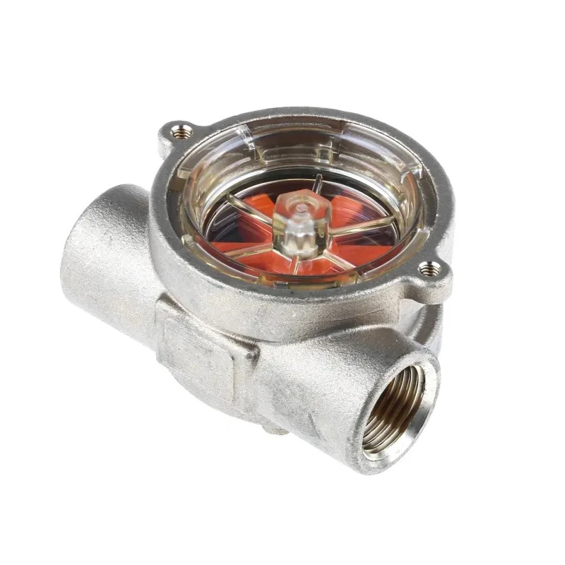 Gems Sensors Brass Body Flow Indicator Rotor Type 15L/min to 75L/min 1/2 BSP Female Connection RFI Series 142542BSPP