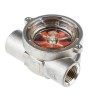 Gems Sensors Brass Body Flow Indicator Rotor Type 15L/min to 75L/min 1/2 BSP Female Connection RFI Series 142542BSPP