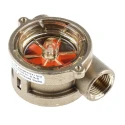 Gems Sensors Brass Body Flow Indicator Rotor Type 15L/min to 75L/min 1/2 BSP Female Connection RFI Series 142542BSPP