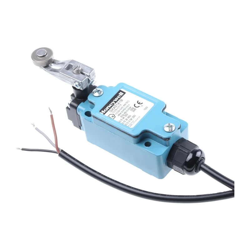 Honeywell Technologies GXA Series Roller Lever Limit Switch, IP66, Die Cast Zinc Housing, 250V AC, 4A 