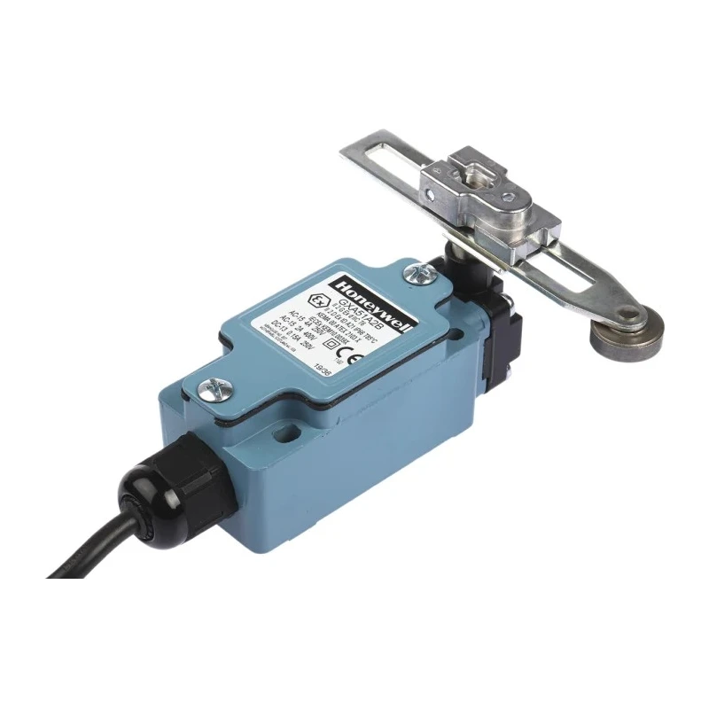 Honeywell Technologies GXA Series Adjustable Roller Lever Limit Switch, IP66, Die Cast Zinc Housing, 250V AC, 4A 