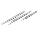 Bernstein ESD Safe Titanium Tweezer Set, Anti-Magnetic, Anti-Acid, Solder Adhesion Resistant, Max Temp 1677°C 5-030