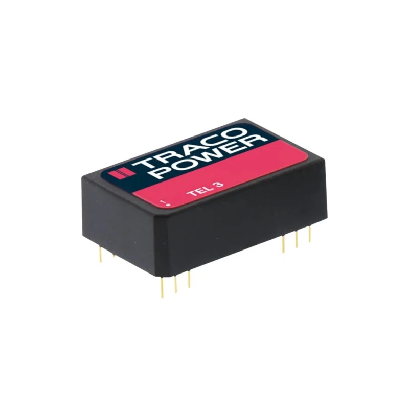 TRACOPOWER 3W Regulated Isolated Dual Output DC/DC Converter, 12V dc 125mA, 18V dc/9V Input, PCB Mount, DIP TEL 3-1222