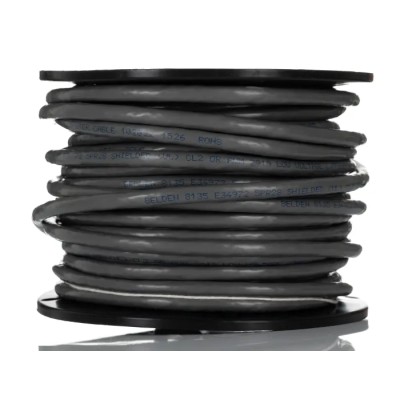 Belden 8135 Series Data Cable 5 Pairs 10 Cores 0.07 mm² 30 m Silver Sheath Polyvinyl Chloride 8135 060100