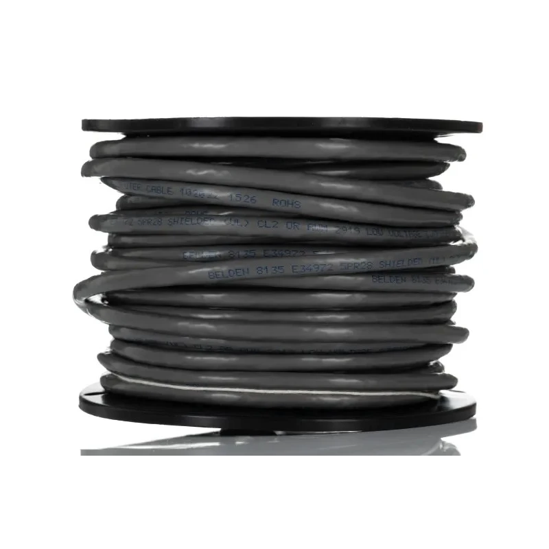 Belden 8135 Series Data Cable 5 Pairs 10 Cores 0.07 mm² 30 m Silver Sheath Polyvinyl Chloride 8135 060100