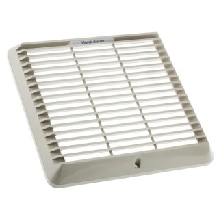 Vent-Axia White Powder Coated Steel Vent Grille Parallel Slat 150 mm 15 mm 466452