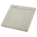 Vent-Axia White Powder Coated Steel Vent Grille Parallel Slat 150 mm 15 mm 466452