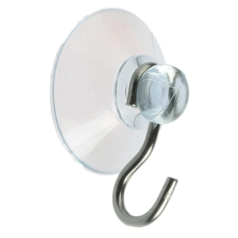 RS PRO Suction Cup Hook Plain Polyvinyl Chloride Stainless Steel 21mm Diameter 397-4897