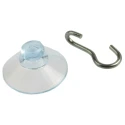 RS PRO Suction Cup Hook Plain Polyvinyl Chloride Stainless Steel 21mm Diameter 397-4897