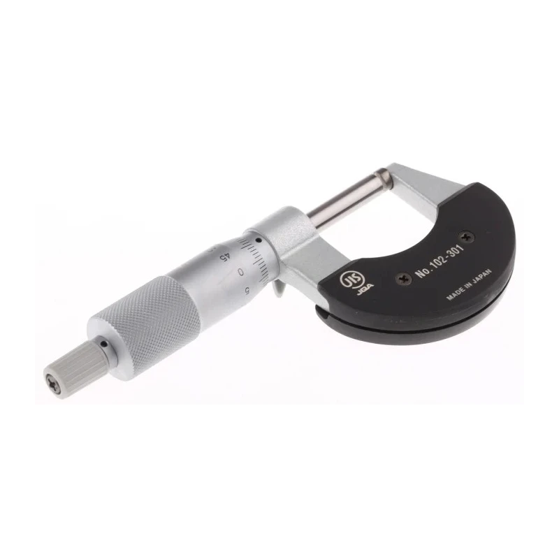 Mitutoyo External Micrometre 0-25 mm Range, 0.01 mm Resolution, ±0.002 mm Accuracy 102-301