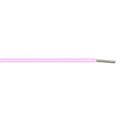 TE Connectivity 99M Series Pink Harsh Environment Wire, 19 x 0.15 mm Tinned Copper, Polyethylene Terephthalate 99M0111-22-2L