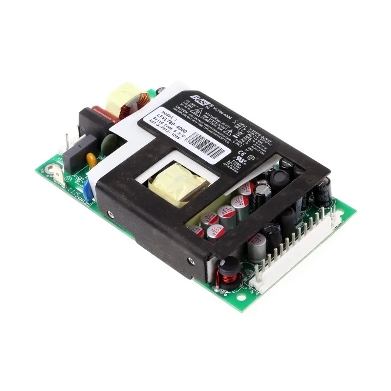 EOS 80W 4 Output 12V DC Switching Power Supply, Chassis Mount, 90-264V AC LFVLT80-4000