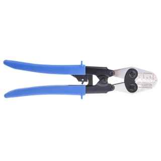 Klauke Hand Crimp Tool, 325 mm Length, 0.75 mm² to 16 mm² Capacity, Ratchet Mechanism, Ergonomic Handles K2