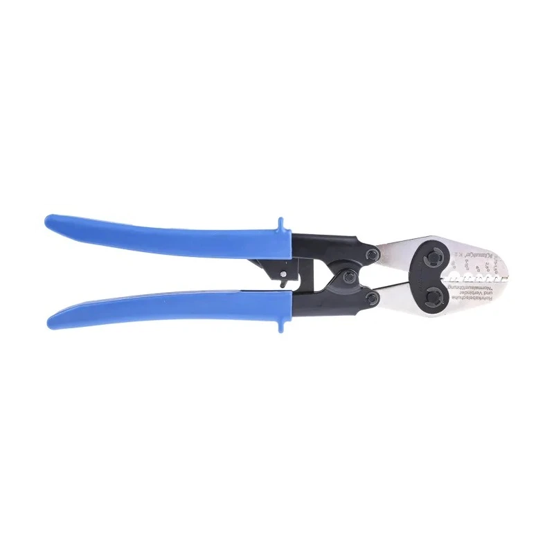 Klauke Hand Crimp Tool, 325 mm Length, 0.75 mm² to 16 mm² Capacity, Ratchet Mechanism, Ergonomic Handles K2