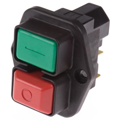 EICHOFF Push Button Switch Module No-Volt Release, Double Pole Isolation, 230V, 16A 3251-20-01/52