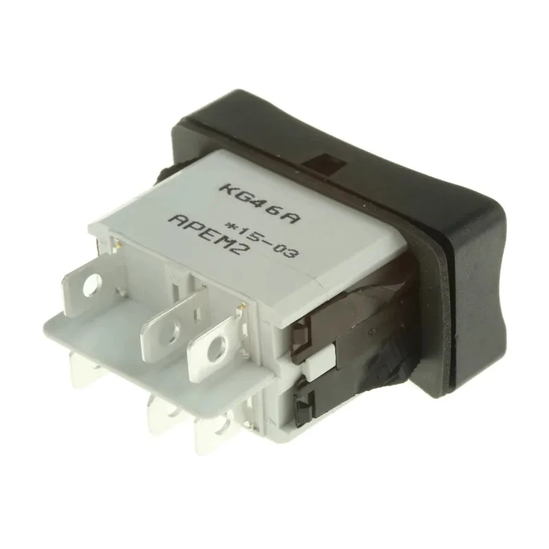 APEM DPST On-On On-On Rocker Switch Panel Thermoplastic Housing IP65 KG462A2XXA21XX
