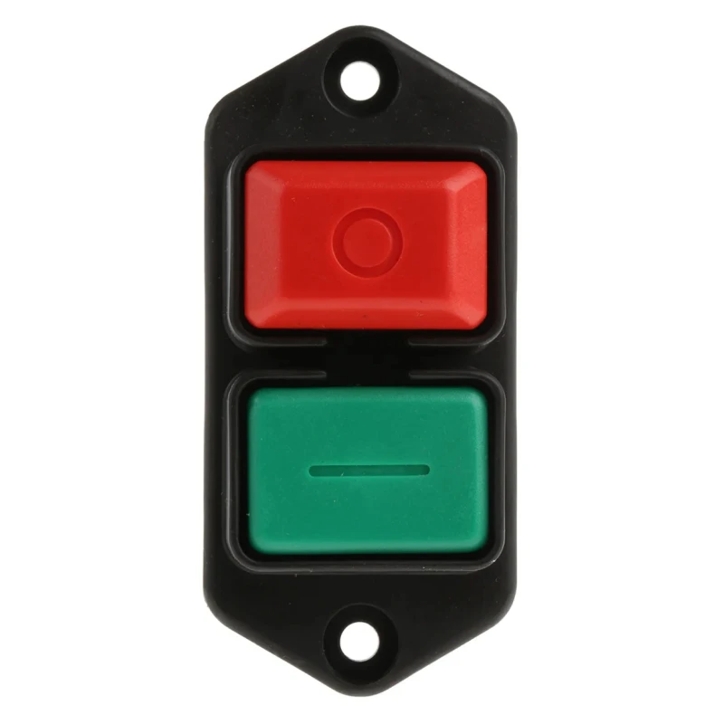 Tripus Push Button Switch Latching Panel Mount DPDT 230V AC 16A 3251-21-01