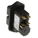 Tripus Push Button Switch Latching Panel Mount DPDT 230V AC 16A 3251-21-01