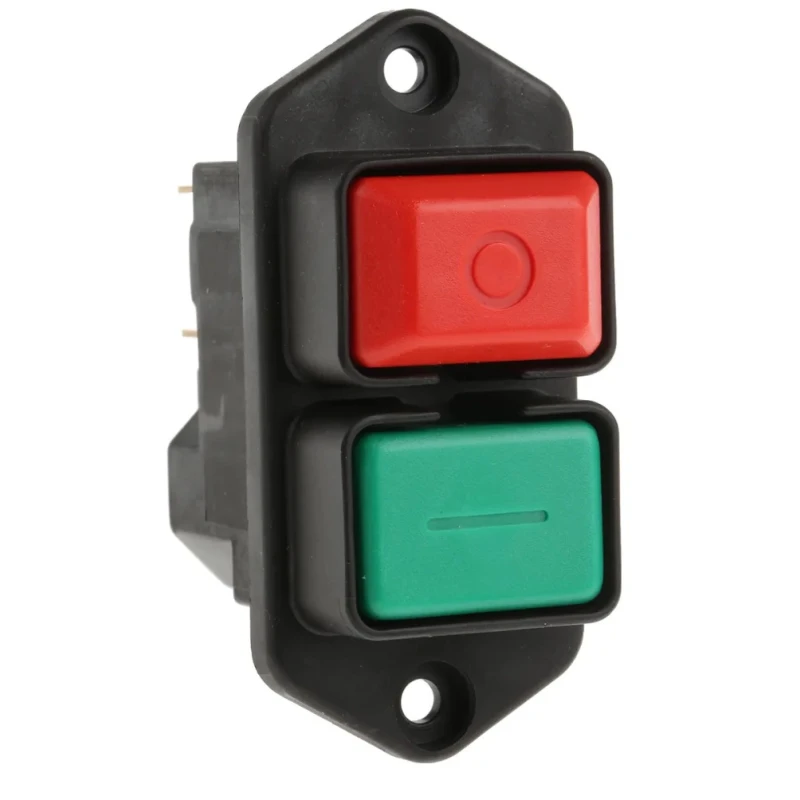 Tripus Push Button Switch Latching Panel Mount DPDT 230V AC 16A 3251-21-01