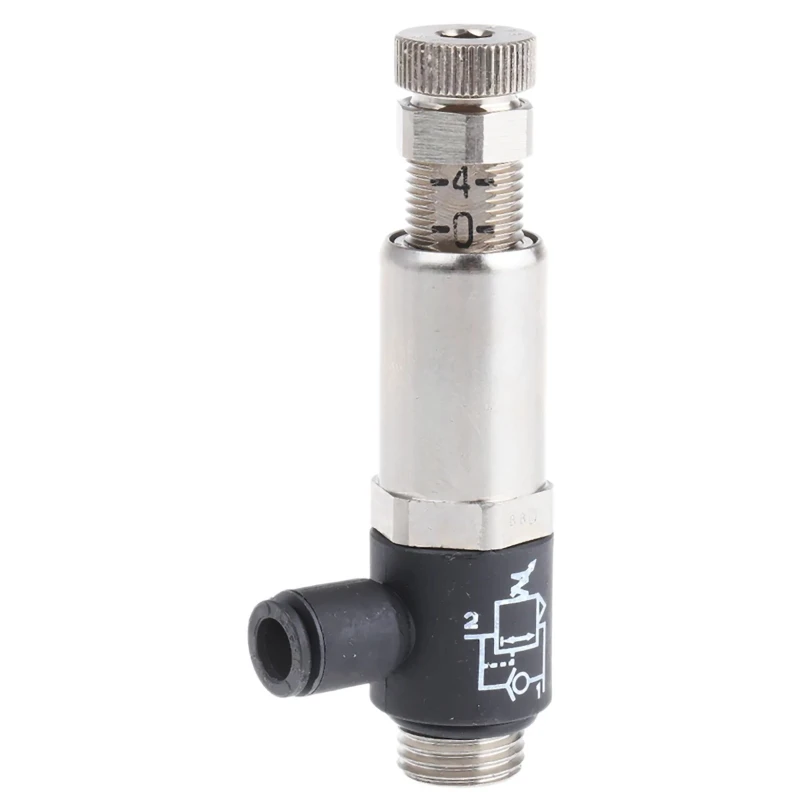 Legris 7300 Series Pressure Regulator Threaded Inlet Tube Outlet Nickel Plated Brass 16 bar 70°C 7300 06 13